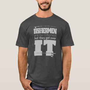 Vissers zijn eerlijke schaalbare vectorafbeeldinge t-shirt