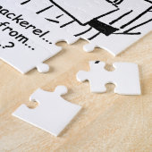 Vissers zingen over makreel-Cartoon Legpuzzel (Zijkant)