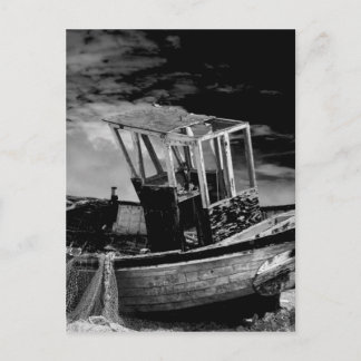  vissersboot. briefkaart