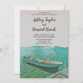  vissersboot op bestemmingsterrein kaart (Voorkant)