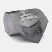 vissersboot stropdas (Opgerold)