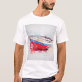 vissersboot T-shirt (Voorkant)