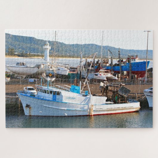 Vissersboot, Wollongong, Australië Legpuzzel (Horizontaal)