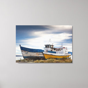 Vissersboten Canvas Afdruk