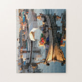 Vissersboten Cyprus. Legpuzzel (Verticaal)
