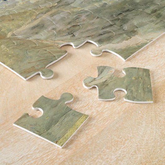 Vissersboten op het strand van Vincent van Gogh Legpuzzel (Zijkant)