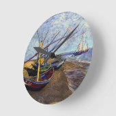 Vissersboten op Strand Ronde Klok (Hoek)