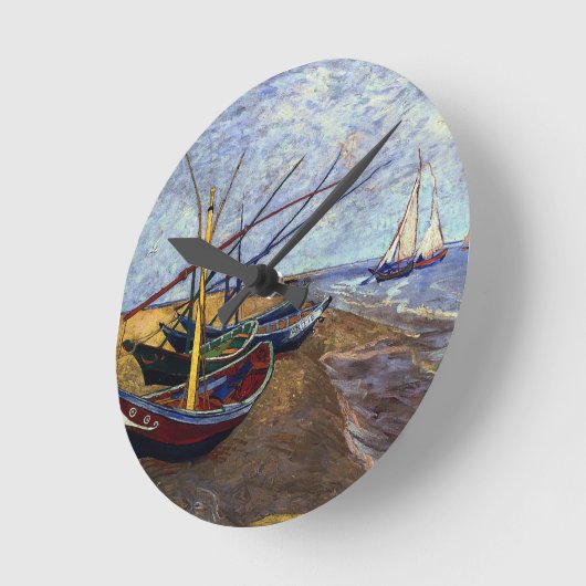 Vissersboten op Strand Ronde Klok (Hoek)