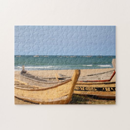 Vissersboten Van Ghana Legpuzzel (Horizontaal)