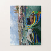 Vissersboten van Malta. Legpuzzel (Verticaal)
