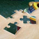 Vissersboten van Malta. Legpuzzel (Zijkant)