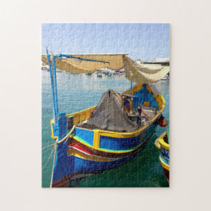 Vissersboten van Malta. Legpuzzel