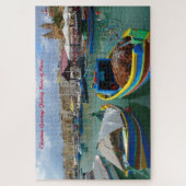 Vissersboten van Malta. Legpuzzel (Verticaal)