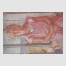 Vissersdochter (door Kuzma Petrov-Vodkin)