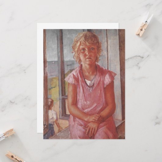 vissersdochter kaart (Voorkant / Achterkant in situ)