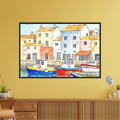 Vissersdorp Canvas Afdruk (Insitu (Woonkamer))