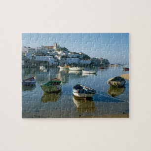 Vissersdorp Ferragudo, Algarve, Portugal Legpuzzel