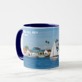 Vissersdorp - Marina Del Rey, CA Mok (Voorkant links)