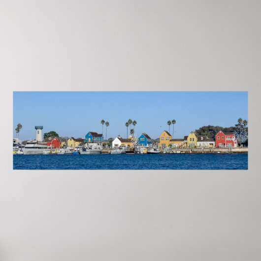Vissersdorp - Marina Del Rey, CA Poster (Voorkant)