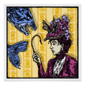 Vissershaak - Pop Gothic Nightmare Surreal Art Perfect Poster (Voorkant)