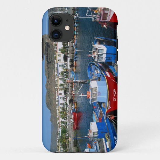 Vissershaven, Puerto de Mogan, Gran Canaria, Case-Mate iPhone Case (Achterkant)