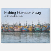 Vissershaven Vizag Magneet (Voorkant)