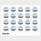 Vissershaven Vizag Ronde Sticker (Vel)