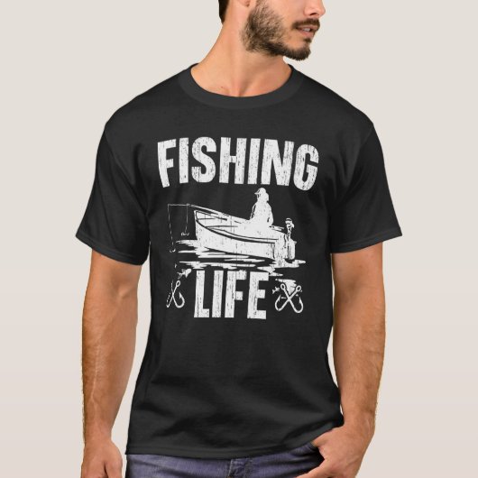 Vissersleven Vissen T-shirt (Voorkant)
