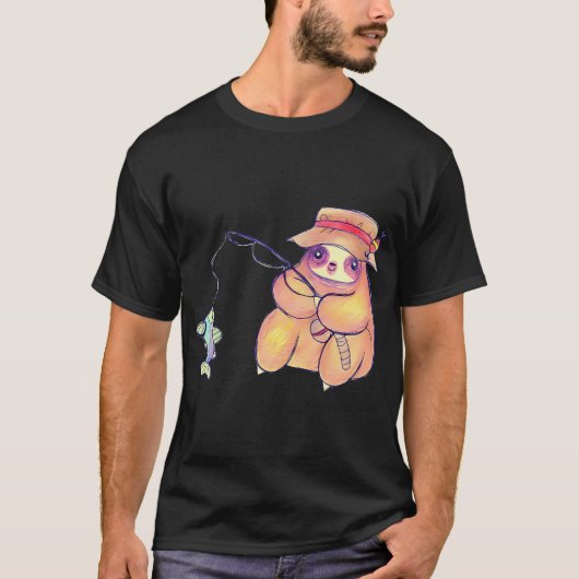 Vissersluiaardtekening T-shirt (Voorkant)