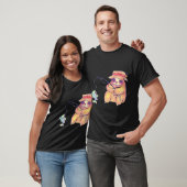 Vissersluiaardtekening T-shirt (Unisex)
