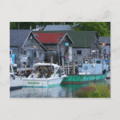 vissersstad in Leland Briefkaart (Voorkant)