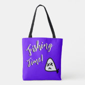 visserstijd! tote bag (Achterkant)
