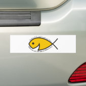 Vissersvaartuigen voor de Man - Matthew 4:19 Bumpersticker (Op auto)
