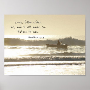 Vissersvaartuigen voor de visserij op Mannen Poster