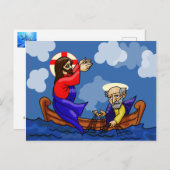 Vissersvaartuigen voor Mannen Briefkaart (Voorkant / Achterkant)