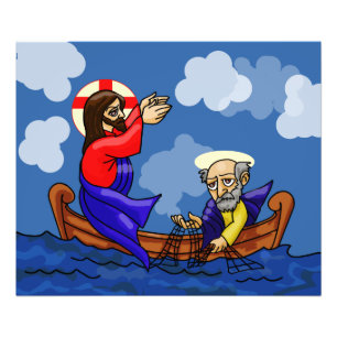 Vissersvaartuigen voor Mannen Foto Afdruk