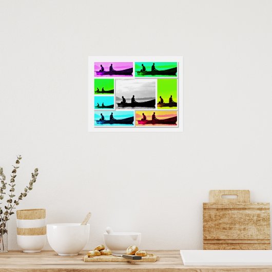 Vissersvaartuigen voor Mannen Poster (Keuken)