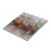 Vissersvloot Tegeltje (Zijkant)