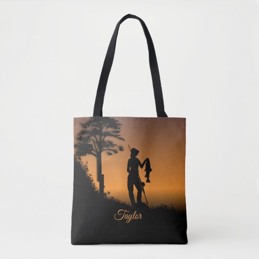 Vissersvrouw in de schemering tote bag (Voorkant)