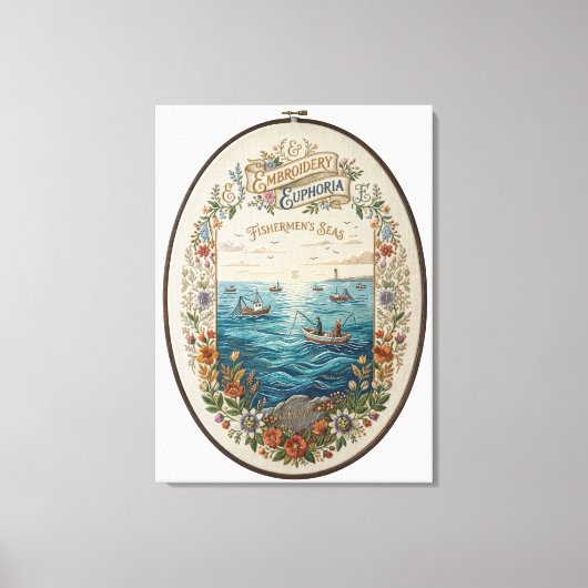 Visserszeeën Canvas Afdruk (Voorkant)