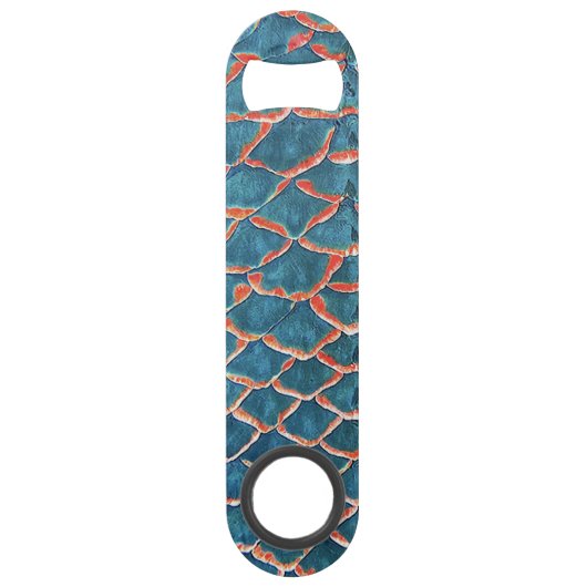 "Vissesschaalflesopener" Speed Flessenopener (Voorkant)