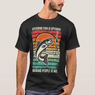 Visshirt Grappige Hengelaar Visser Humor Grappige  T-shirt
