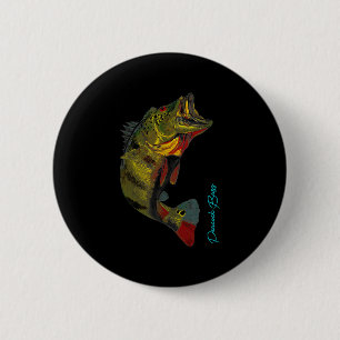 Visshirts _ Erwt B Vis Kunst Cadeau Shirt Voor Ronde Button 5,7 Cm