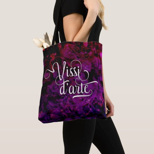 Vissi d'arte Tosca gemstone texture all-over-print Tote Bag (Dichtbij)