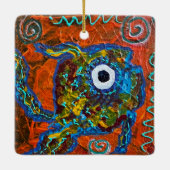 Vissiervis Keramisch Ornament (Achterkant)