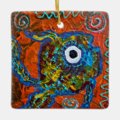 Vissiervis Keramisch Ornament (Voorkant)