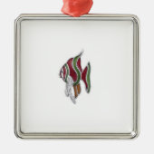 Vissiervis Metalen Ornament (Voorkant)