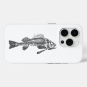 Visskelet Case-Mate iPhone Case (Achterkant (horizontaal))