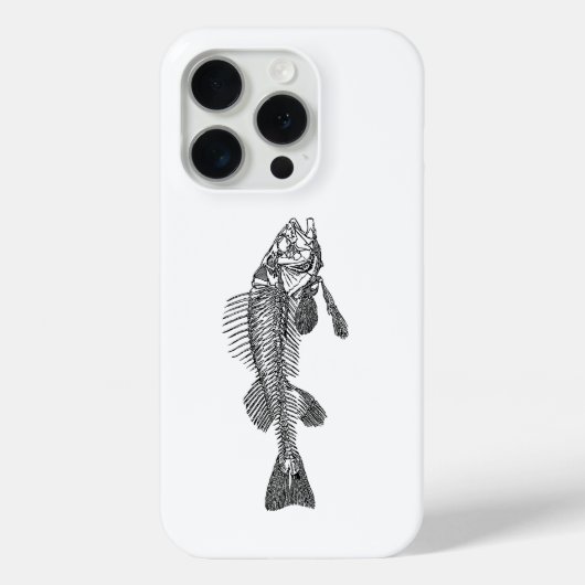 Visskelet Case-Mate iPhone Case (Achterkant)