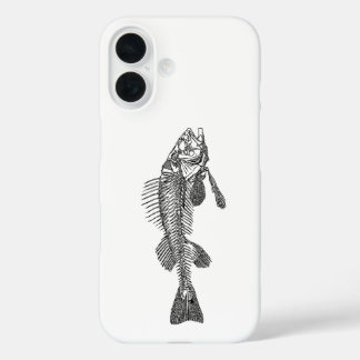 Visskelet iPhone 16 Hoesje